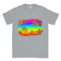 Heather Grey pride flag Classic Tee - Zillion Design Studio