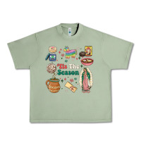 Oil Green tis the season Urban Heavy Tee - MaliasSmallBusiness