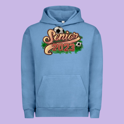 Senior 2023 Soccer Urban Hoodie Designed By Nancycooperartshop