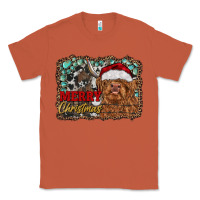 Copper merry Christmas highland cow Classic Tee - RanaPortraitStore