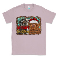 Lilac merry Christmas highland cow Classic Tee - RanaPortraitStore