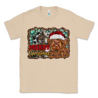 Mushroom merry Christmas highland cow Classic Tee - RanaPortraitStore
