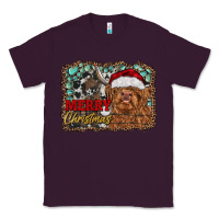 Plum merry Christmas highland cow Classic Tee - RanaPortraitStore