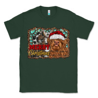 Sports Green merry Christmas highland cow Classic Tee - RanaPortraitStore