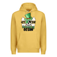 Antique Gold let the shenanigans begin Premium Hoodie - MaliasSmallBusiness