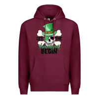 Burgundy let the shenanigans begin Premium Hoodie - MaliasSmallBusiness