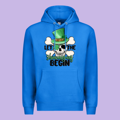 Let The Shenanigans Begin Premium Hoodie Designed By Maliassmallbusiness