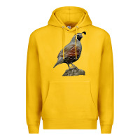 Lemon California Quail Bird Premium Hoodie - RanaPortraitStore