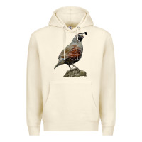 Sandshell California Quail Bird Premium Hoodie - RanaPortraitStore