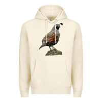 Tofu California Quail Bird Premium Hoodie - RanaPortraitStore