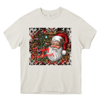 Cream merry Christmas Heavy Core Tee - CowhideDigitalArt