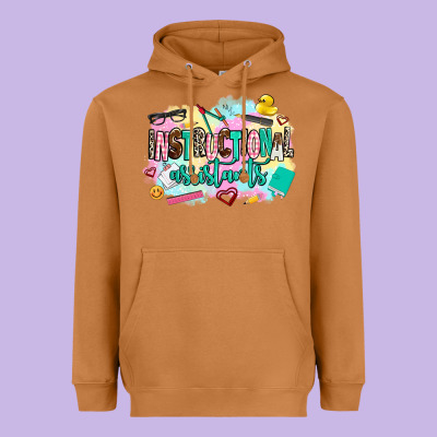 Instructional Assistant's Heavyweight Hoodie Designed By Adodesignshop