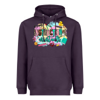 Plum instructional assistant's Heavyweight Hoodie - AdoDesignShop
