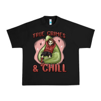 Black true crimes & chill Urban Heavy Tee - MaliasSmallBusiness
