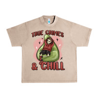 French Oak true crimes & chill Urban Heavy Tee - MaliasSmallBusiness