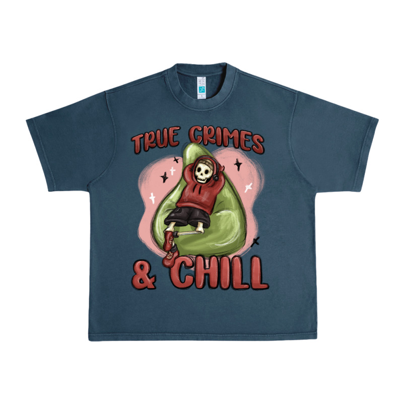 True Crimes & Chill Urban Heavy Tee by MaliasSmallBusiness | Teevron