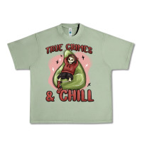 Oil Green true crimes & chill Urban Heavy Tee - MaliasSmallBusiness
