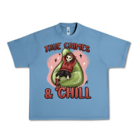 Pebble Blue true crimes & chill Urban Heavy Tee - MaliasSmallBusiness