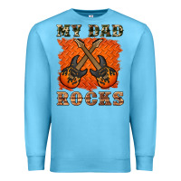 Ocean Blue my dad rock Premium Sweatshirt - Artiststas