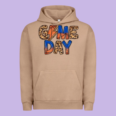 Game Day Basketball Urban Hoodie Designed By Maliassmallbusiness