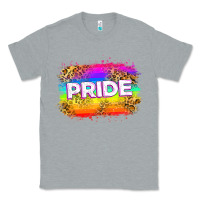 Heather Grey pride flag Classic Tee - Zillion Design Studio