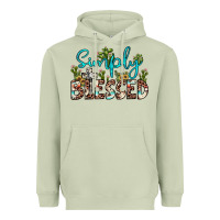 Matcha simply blessed Heavyweight Hoodie - JahusDesignShop