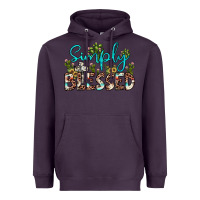 Plum simply blessed Heavyweight Hoodie - JahusDesignShop