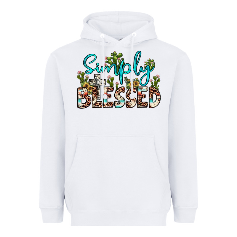 Simply Blessed Heavyweight Hoodie by JahusDesignShop | Teevron