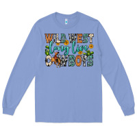 Colony Blue wild west long live cowboys Long Sleeve Tee - Zillion Design Studio