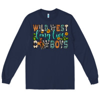Navy wild west long live cowboys Long Sleeve Tee - Zillion Design Studio