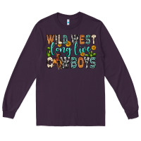 Plum wild west long live cowboys Long Sleeve Tee - Zillion Design Studio