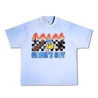 Grape Ice mama's boy Urban Heavy Tee - MaliasSmallBusiness