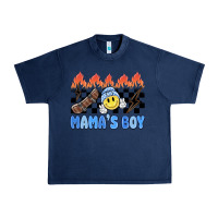 Navy mama's boy Urban Heavy Tee - MaliasSmallBusiness