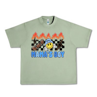 Oil Green mama's boy Urban Heavy Tee - MaliasSmallBusiness