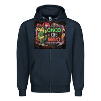 Navy cinco de mayo cactus tumbler 3 Zipper Hoodie - CTS Tumbler Store