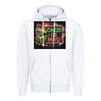 White cinco de mayo cactus tumbler 3 Zipper Hoodie - CTS Tumbler Store