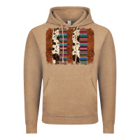 Vintage Coffee serape cowhide  brushstroke Vintage Hoodie - AdoDesignShop