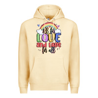 Pina Colada all for love and love for all Premium Hoodie - MaliasSmallBusiness