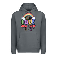 Rock all for love and love for all Premium Hoodie - MaliasSmallBusiness