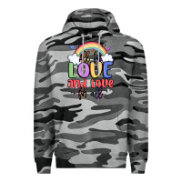 Slate Camo all for love and love for all Premium Hoodie - MaliasSmallBusiness