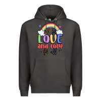 Smoke all for love and love for all Premium Hoodie - MaliasSmallBusiness