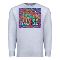 Heather Grey proud nurse tumbler Premium Sweatshirt - BundleAndBundleShop