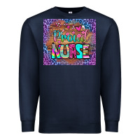 Navy proud nurse tumbler Premium Sweatshirt - BundleAndBundleShop
