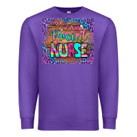 Purple proud nurse tumbler Premium Sweatshirt - BundleAndBundleShop