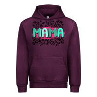 Mauve Wine mama leopard Urban Hoodie - MaliasSmallBusiness