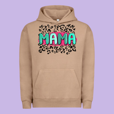 Mama Leopard Urban Hoodie Designed By Maliassmallbusiness
