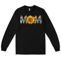 Black mom sunflower Long Sleeve Tee - Zillion Design Studio
