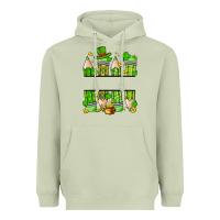 Matcha personalized st. patrick's day pencils Heavyweight Hoodie - Artiststas