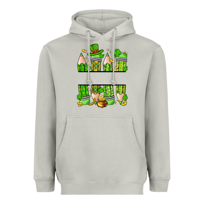 Personalized St. Patrick's Day Pencils Heavyweight Hoodie by Artiststas | Teevron