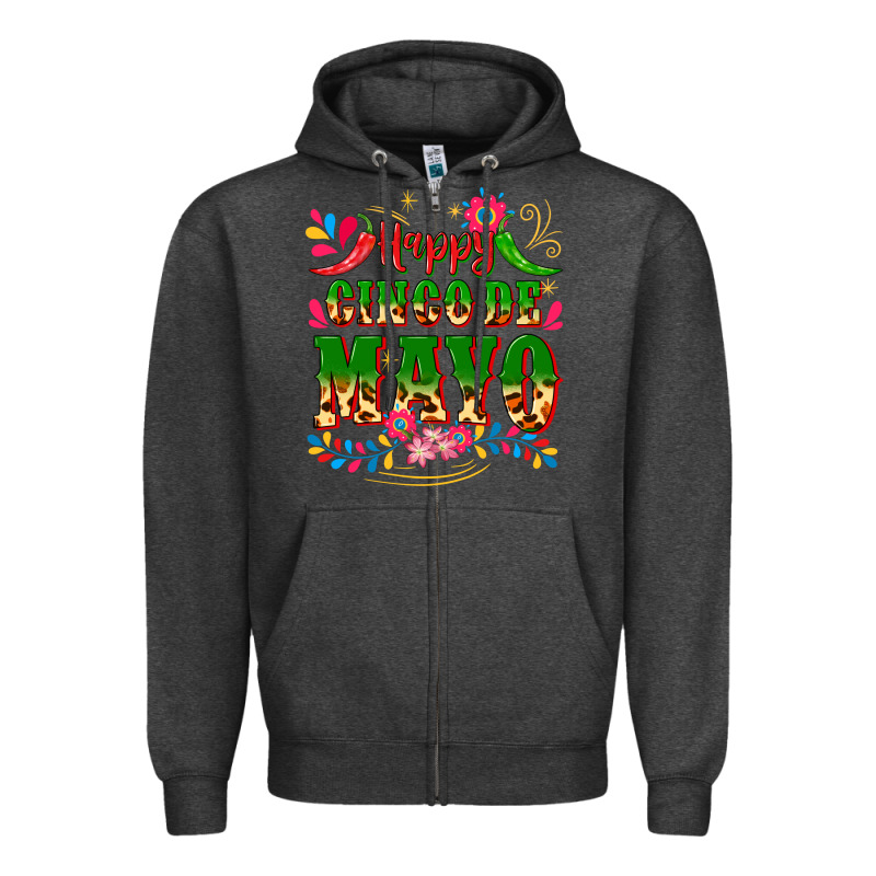 Happy Cinco De Mayo Zipper Hoodie by CTS Tumbler Store | Teevron